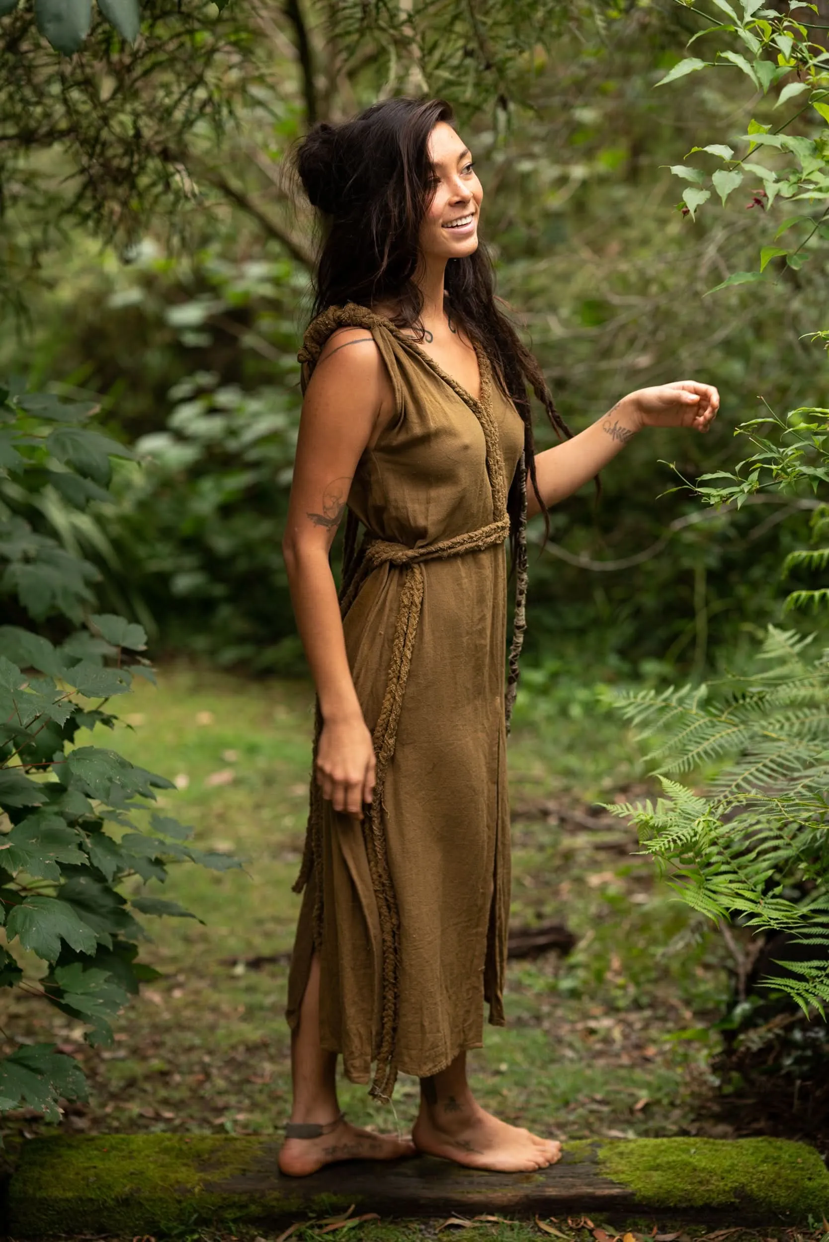 Raw Bohemian Frayed Dress - Wholesale