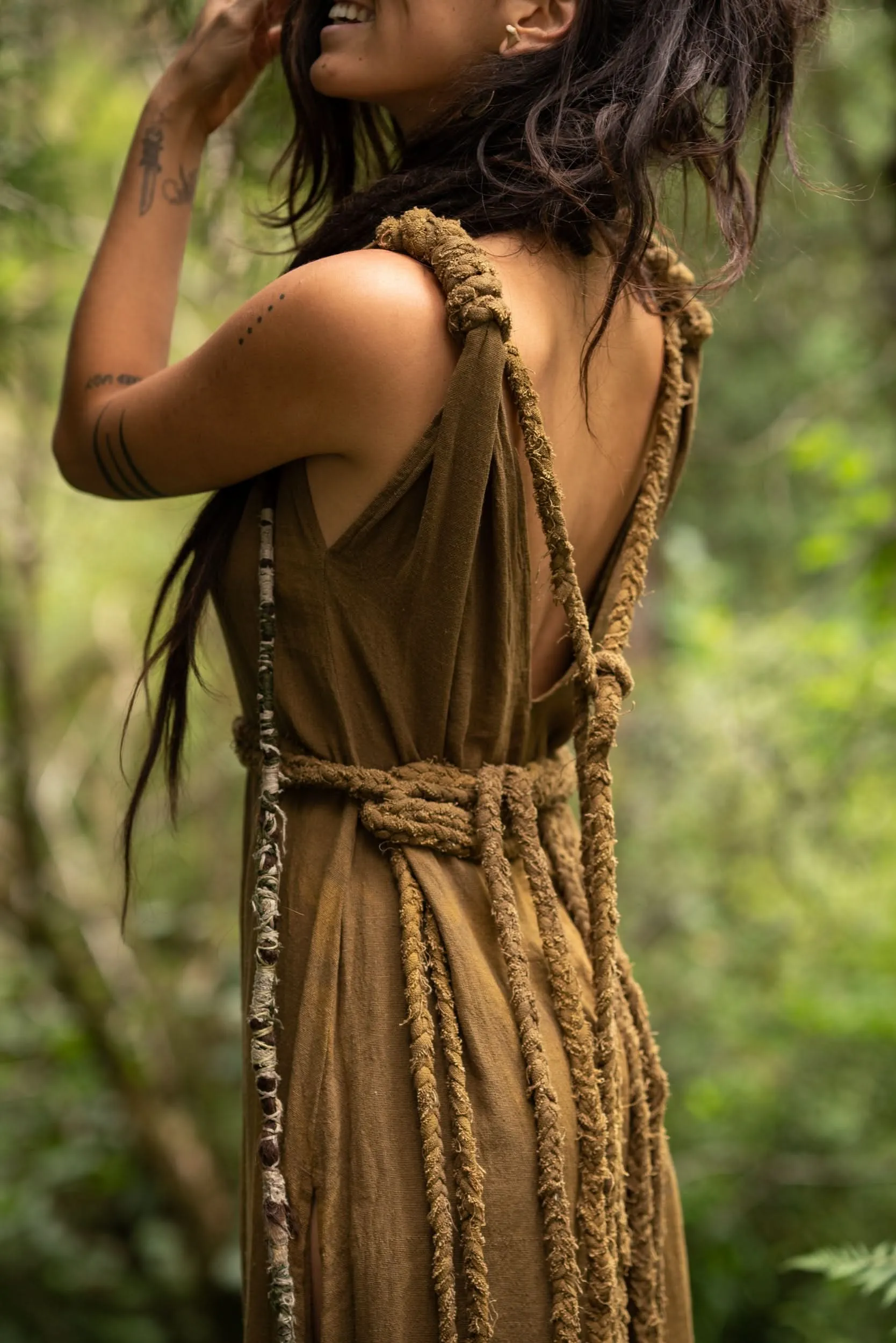 Raw Bohemian Frayed Dress - Wholesale