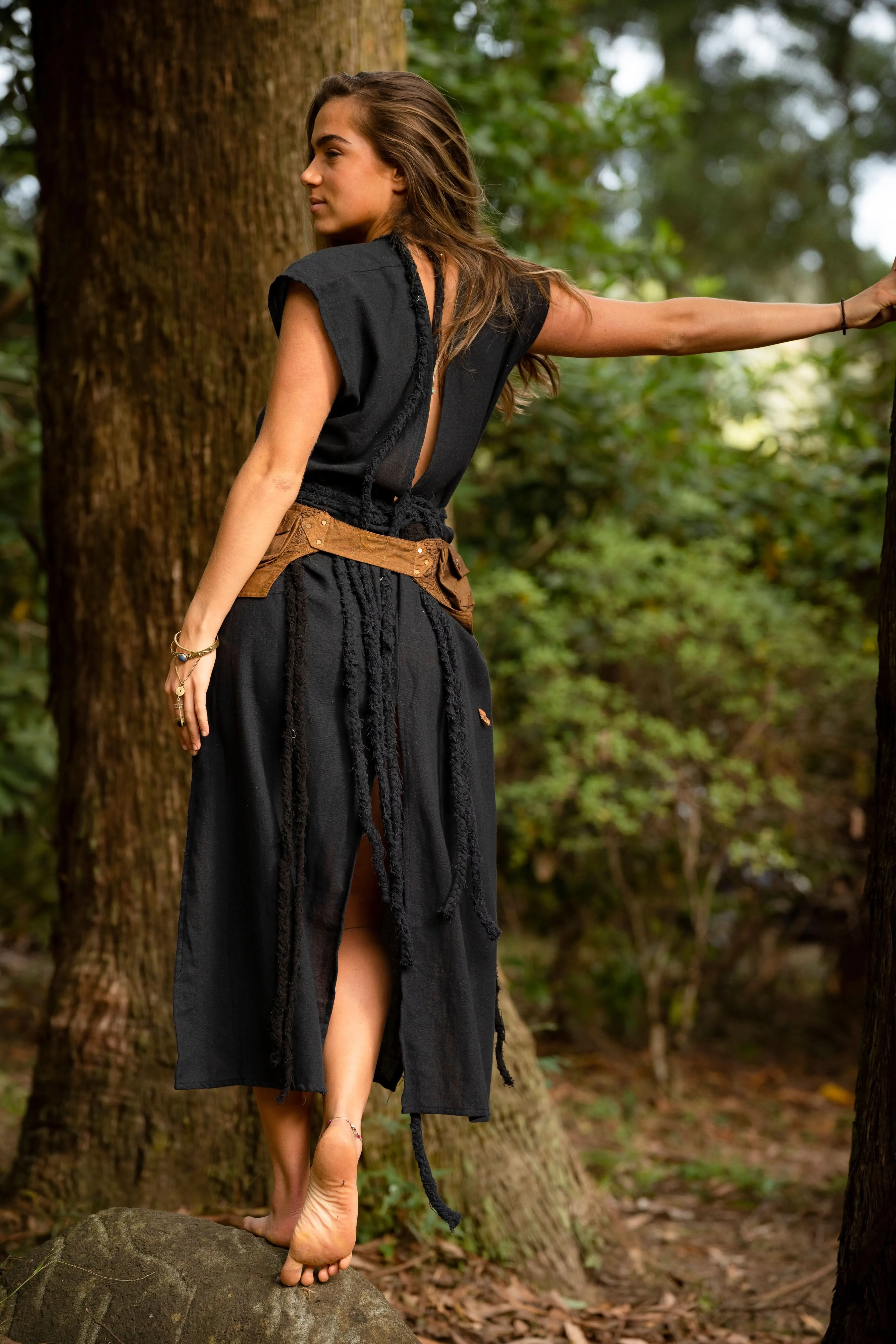 Raw Bohemian Frayed Dress - Wholesale