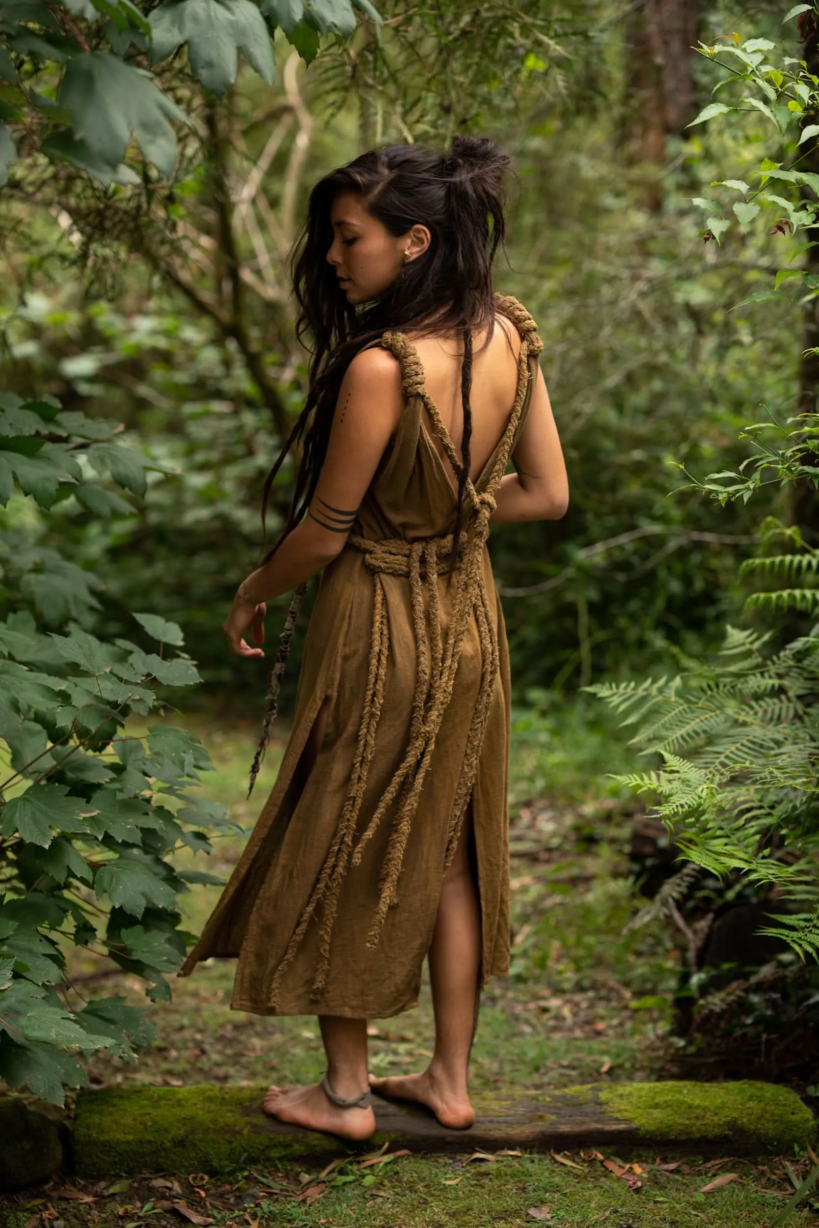 Raw Bohemian Frayed Dress - Wholesale