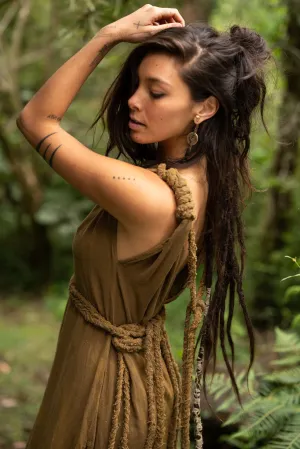 Raw Bohemian Frayed Dress - Wholesale