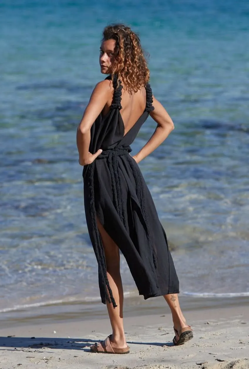 Raw Bohemian Frayed Dress - Wholesale