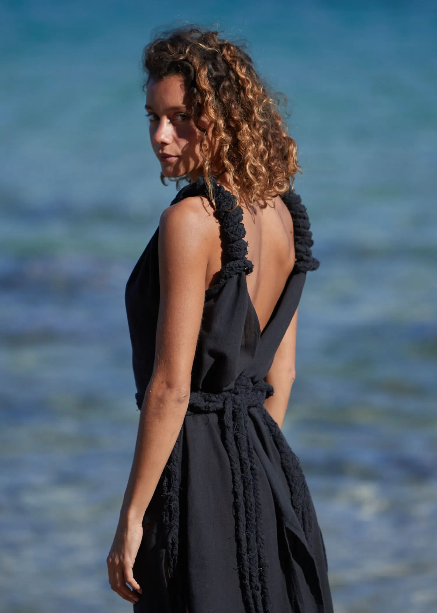 Raw Bohemian Frayed Dress - Wholesale