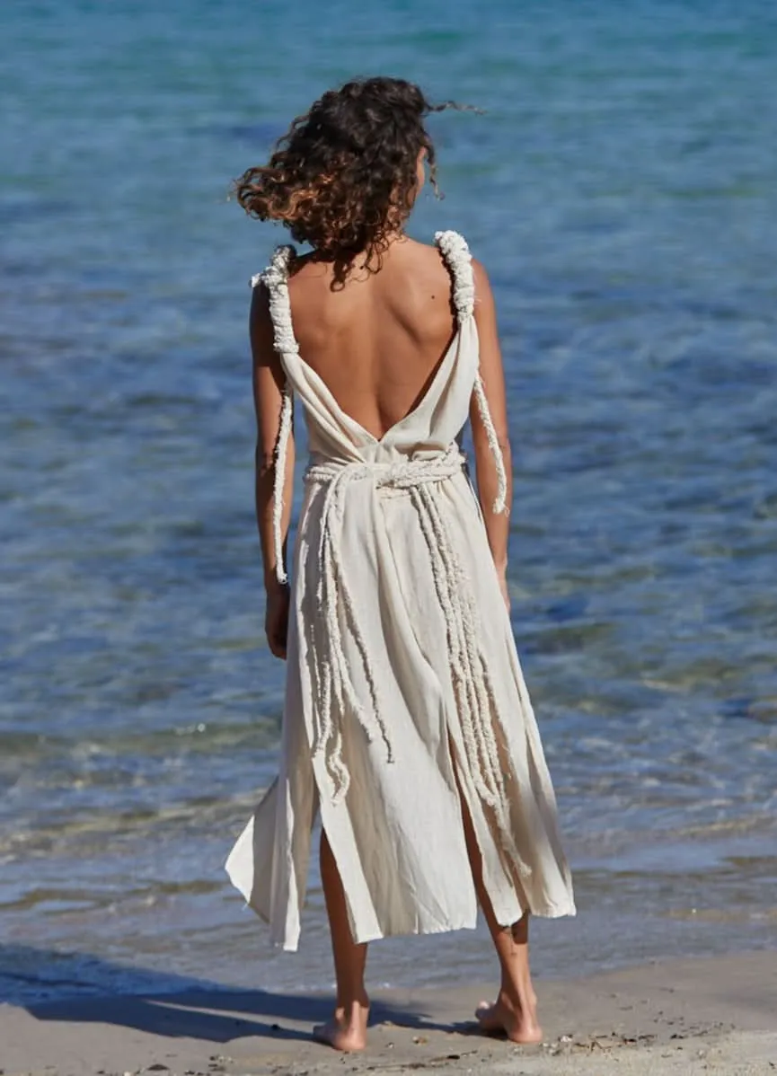 Raw Bohemian Frayed Dress - Wholesale