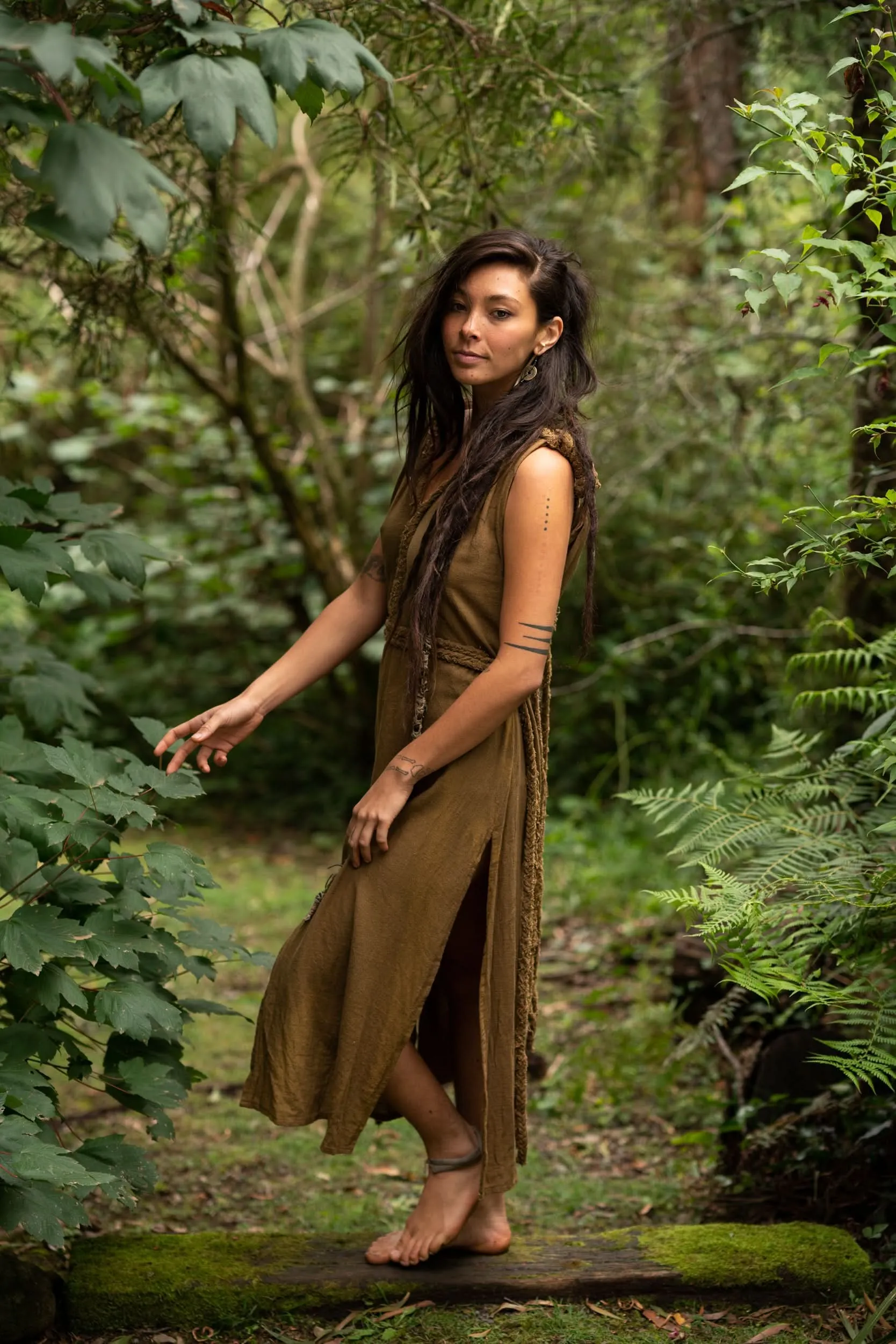 Raw Bohemian Frayed Dress - Wholesale