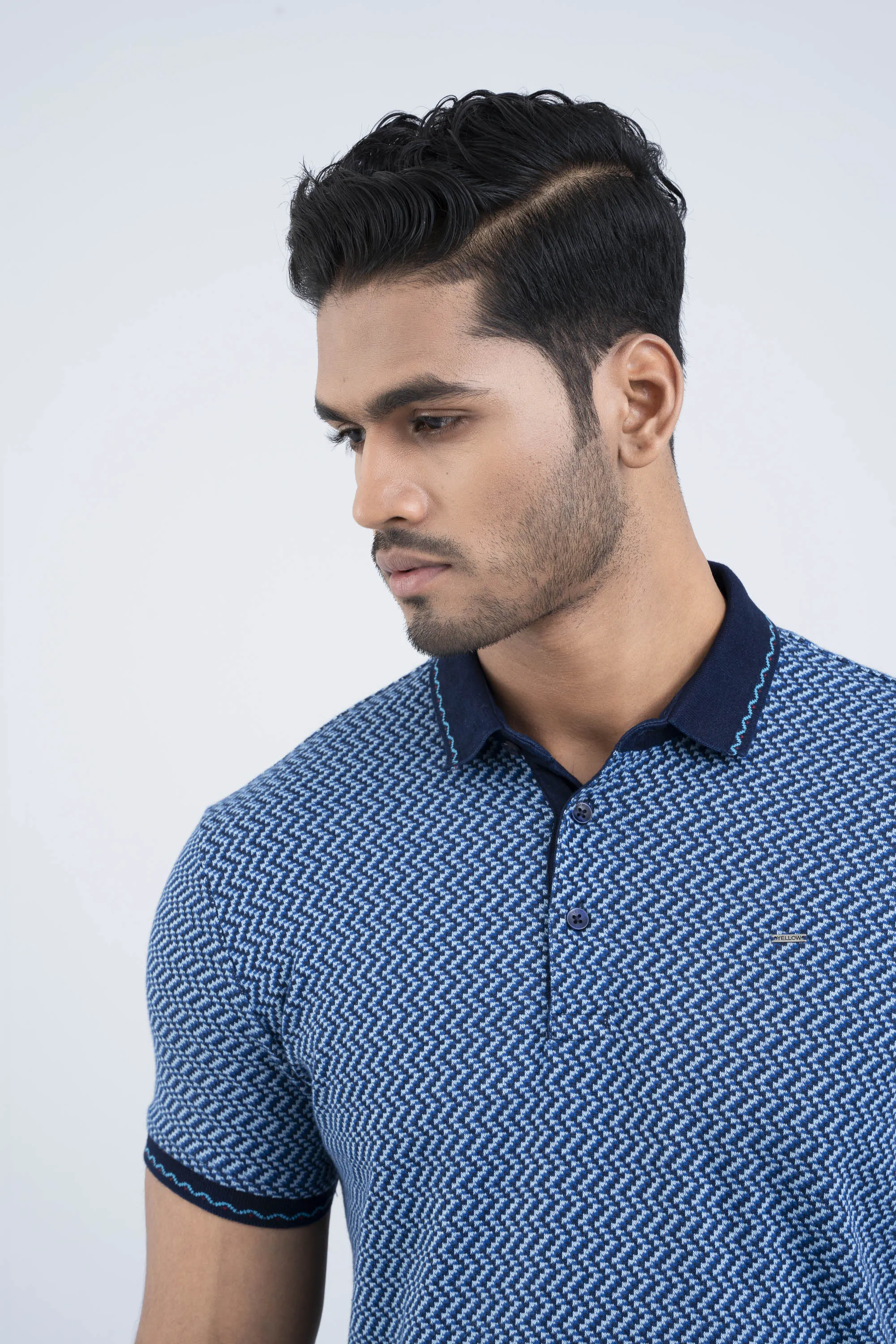 Regular Fit Jacquard Polo Shirt