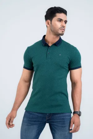 Regular Fit Jacquard Polo Shirt