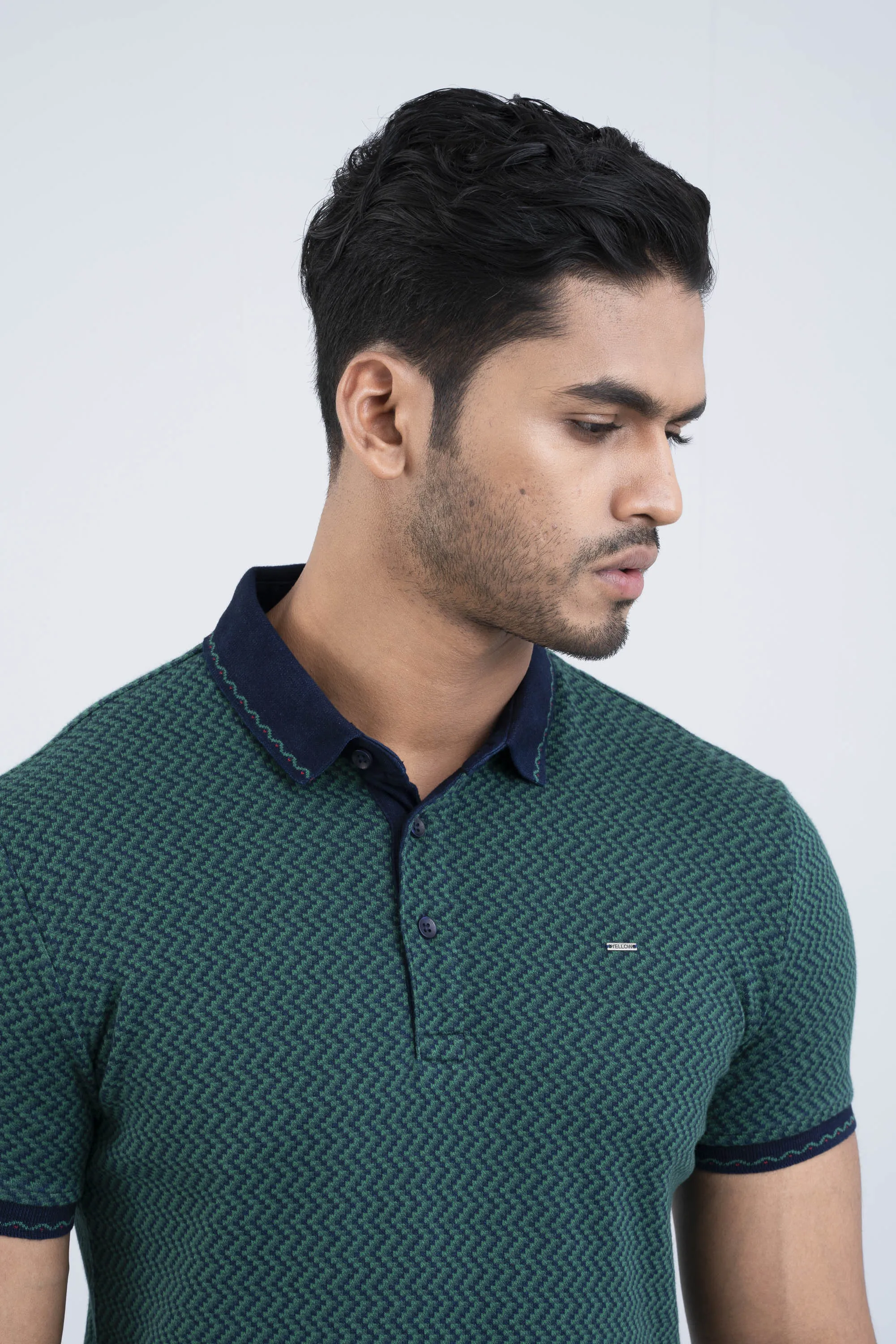 Regular Fit Jacquard Polo Shirt