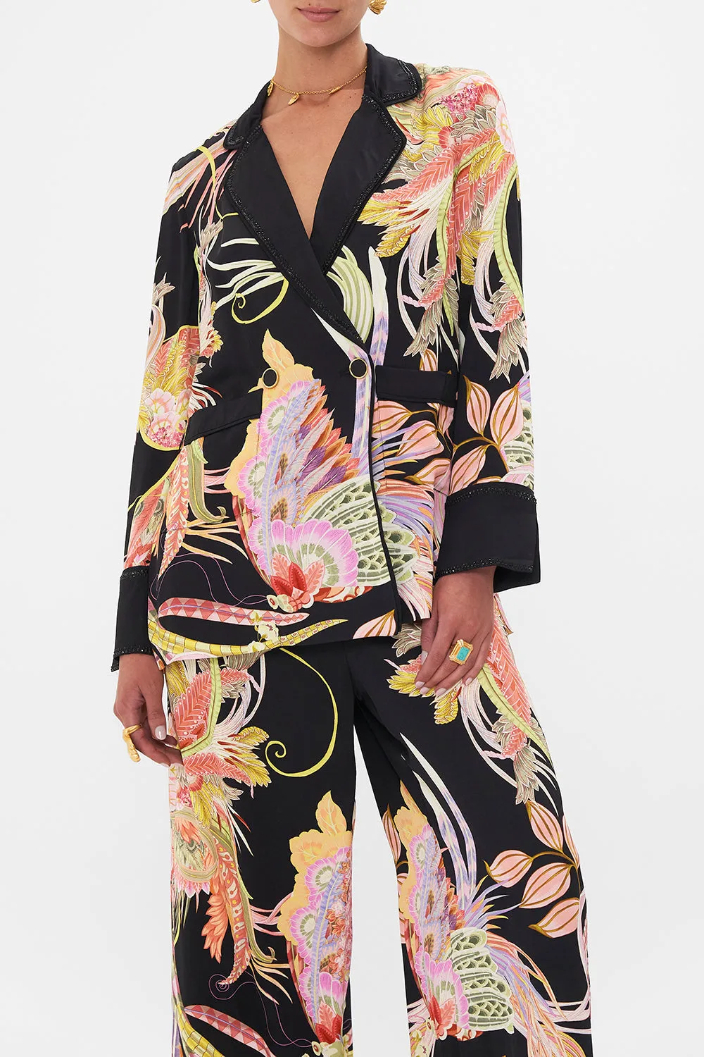 RELAXED JACKET WITH HIP POCKETS LADY OF THE MOON
