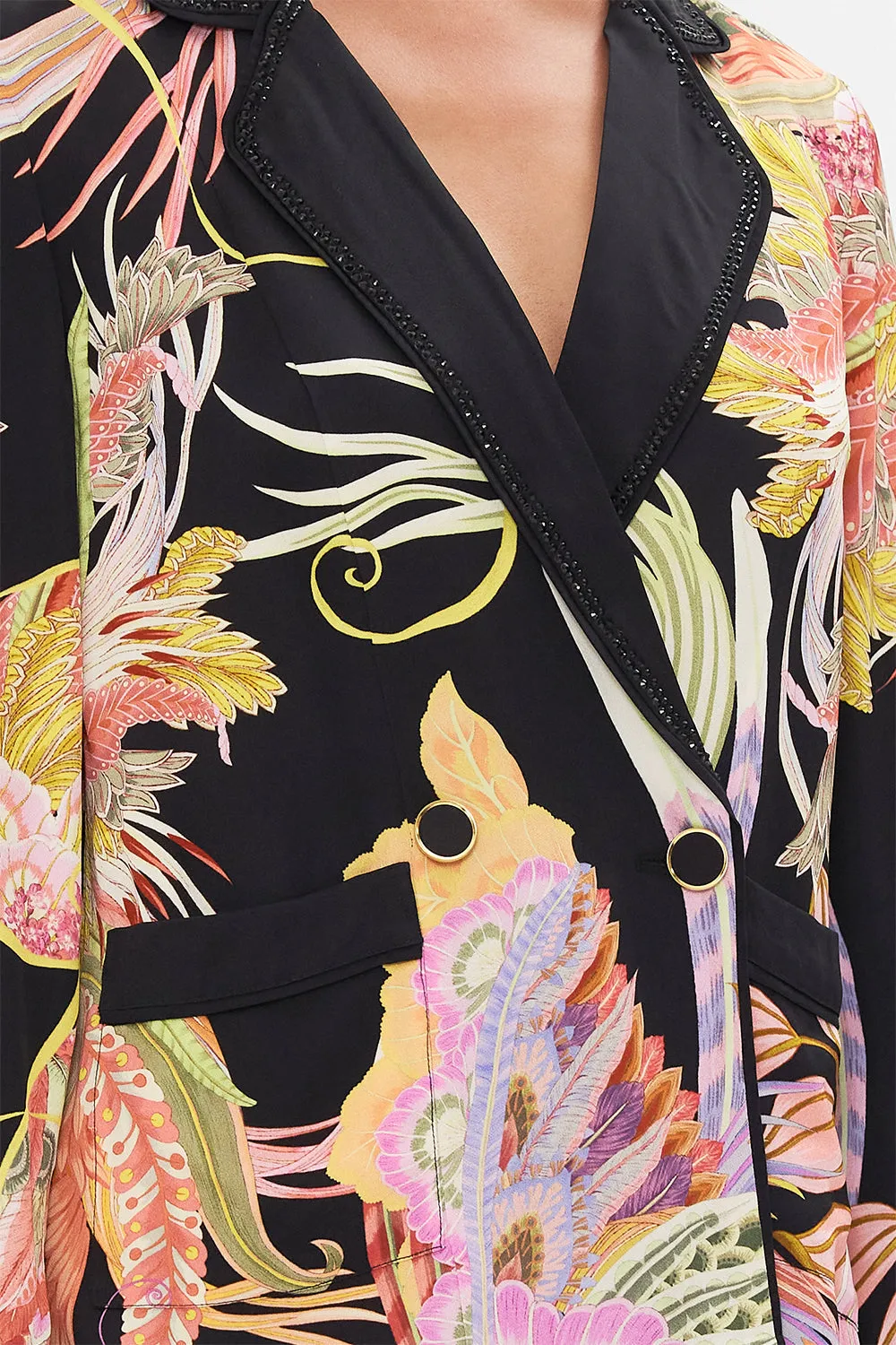 RELAXED JACKET WITH HIP POCKETS LADY OF THE MOON