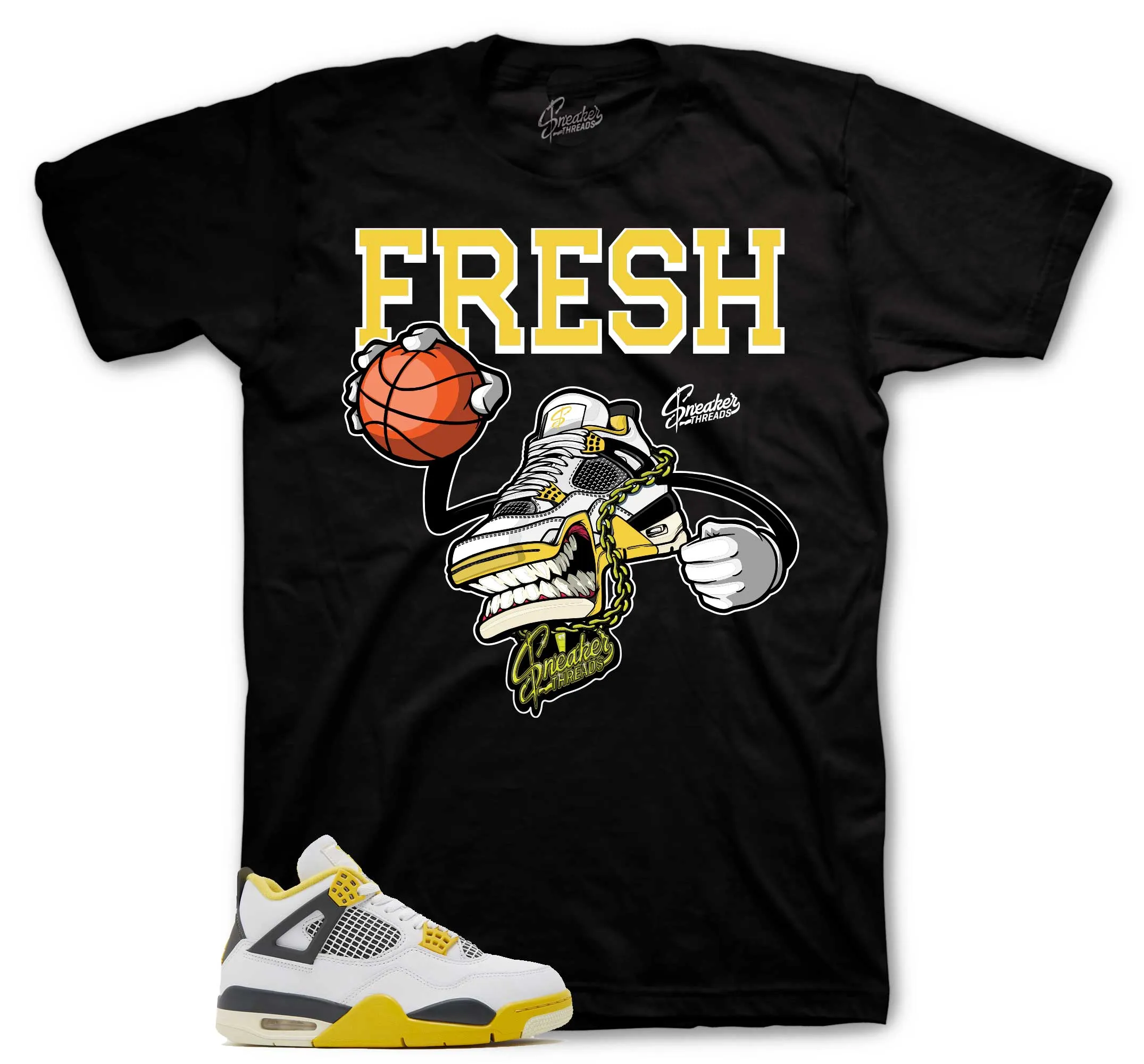 Retro 4 Vivid Sulfur Fly Kicks Shirt