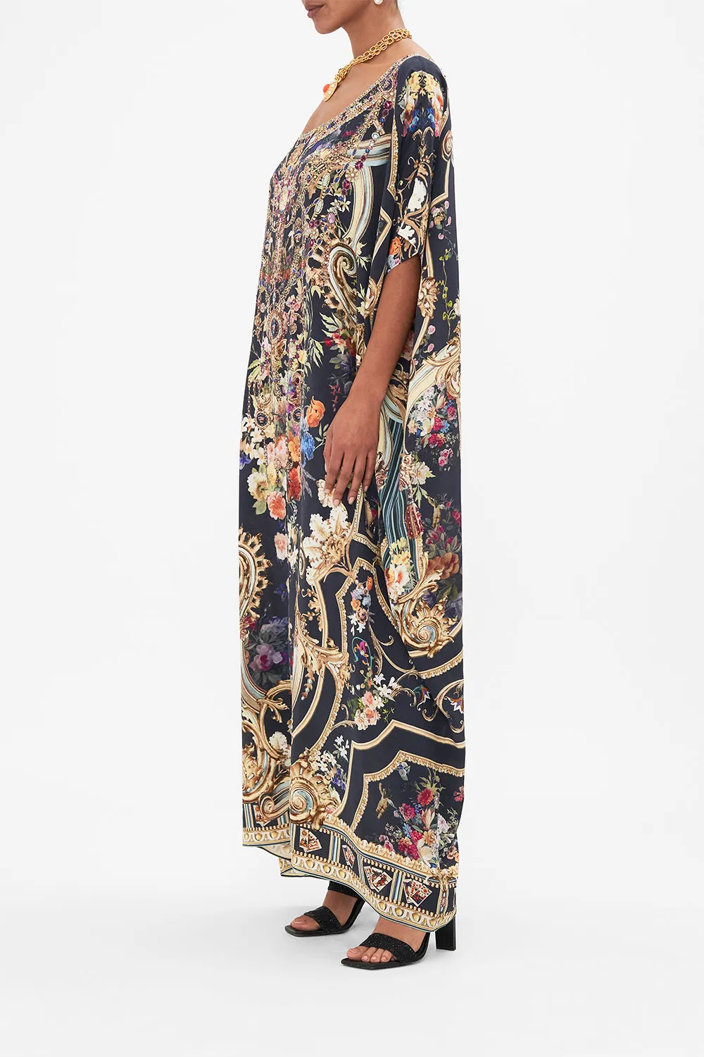 ROUND NECK KAFTAN PLAY YOUR CARDS RIGHT