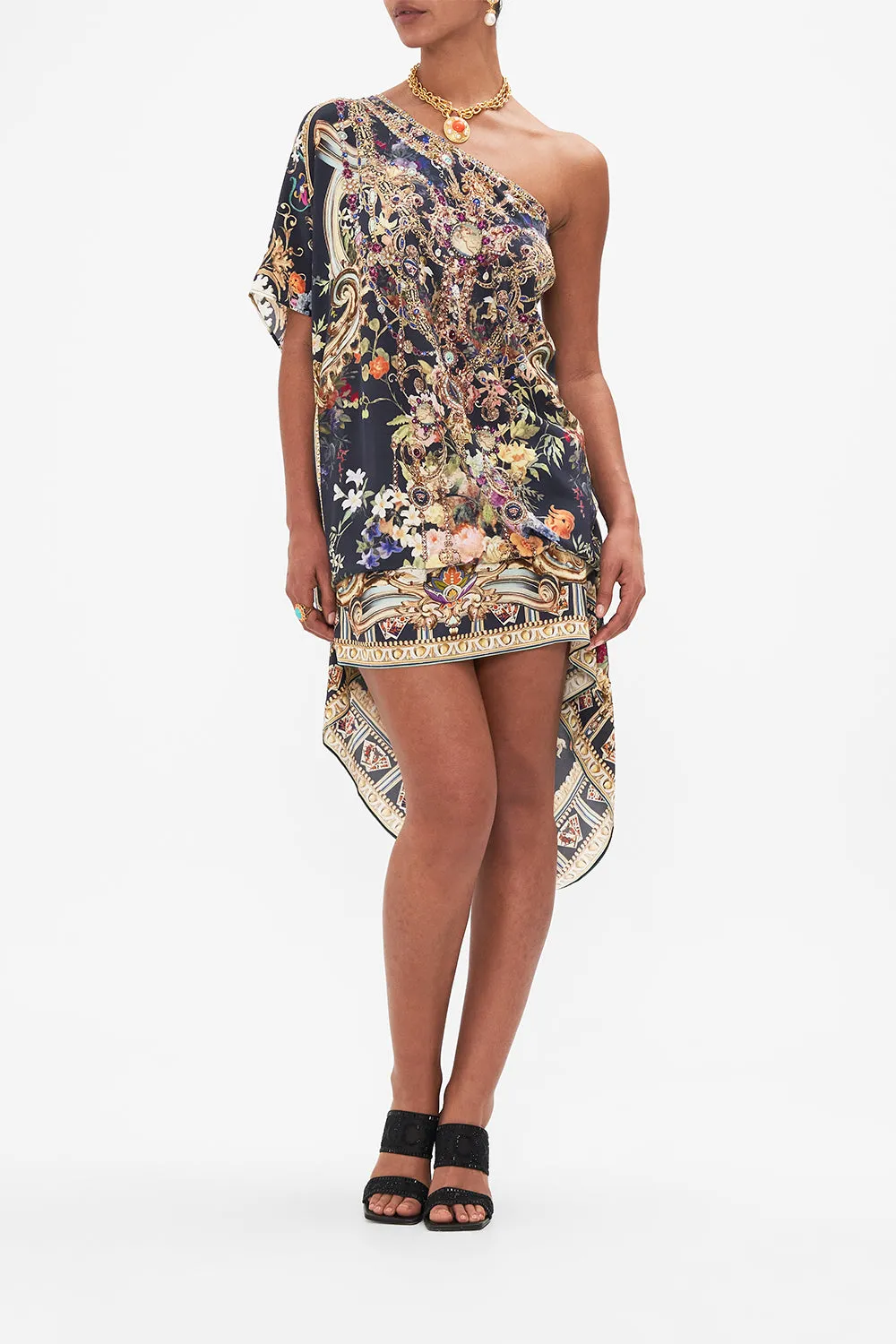 ROUND NECK KAFTAN PLAY YOUR CARDS RIGHT