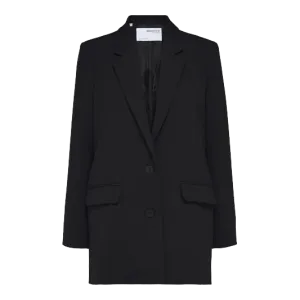 Selected Rita relaxed blazer, Black