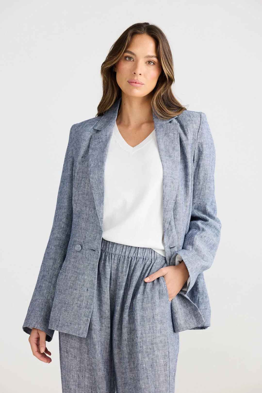 Shanty SH2492-1 Adel Blazer Navy Fleck