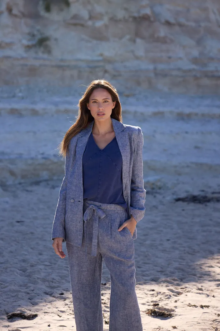 Shanty SH2492-1 Adel Blazer Navy Fleck
