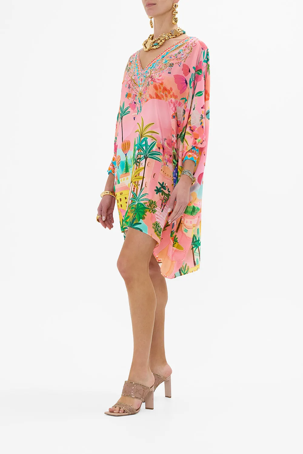 SHORT KAFTAN WITH CUFF SISTER SUNSET