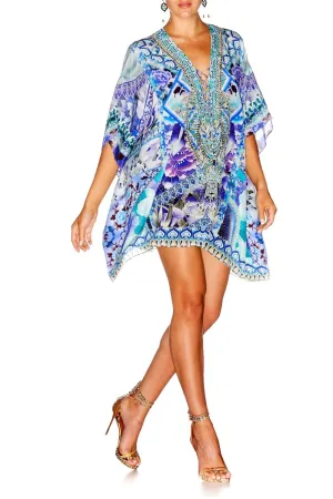 SHORT LACE UP KAFTAN THE BLUE MARKET