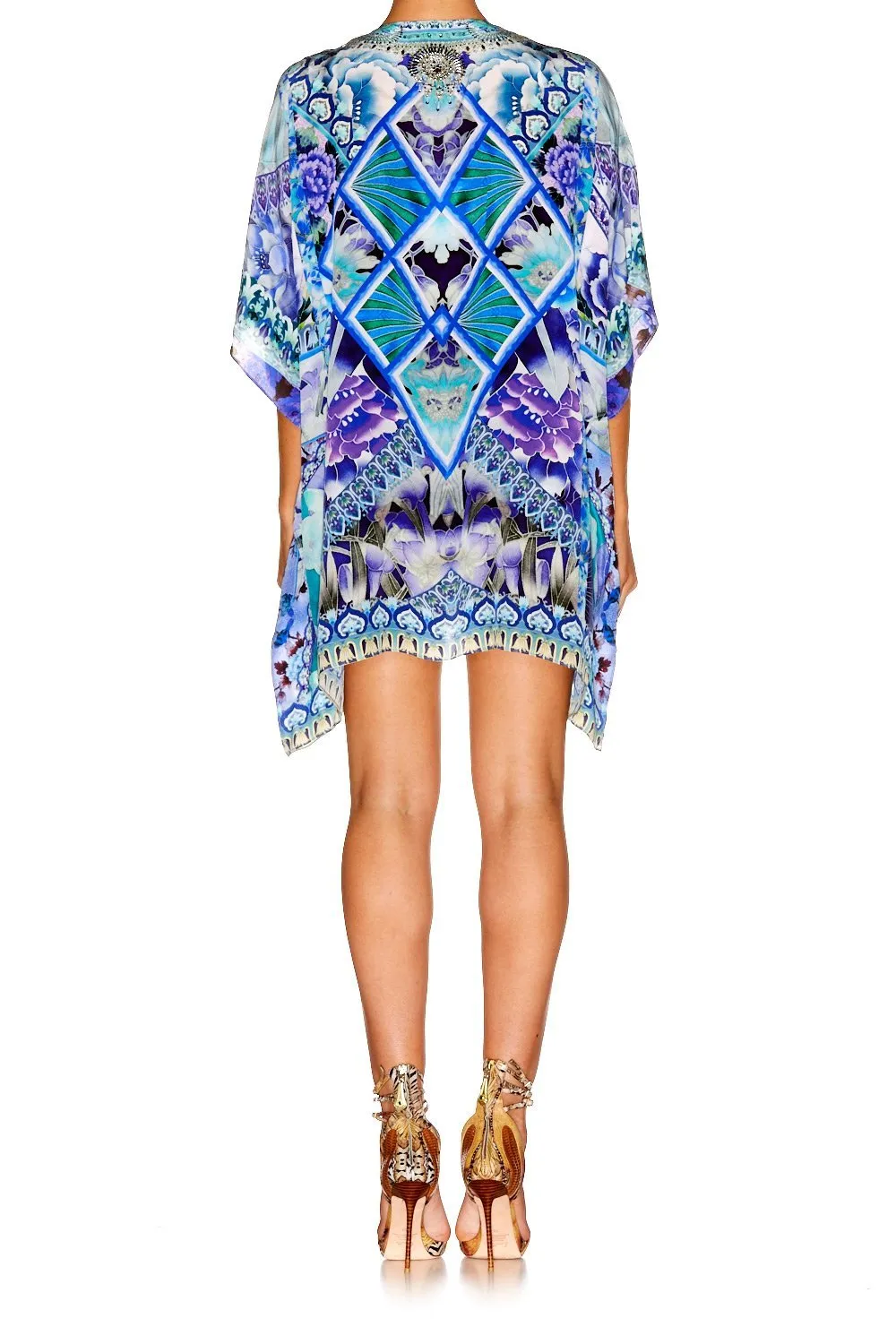 SHORT LACE UP KAFTAN THE BLUE MARKET