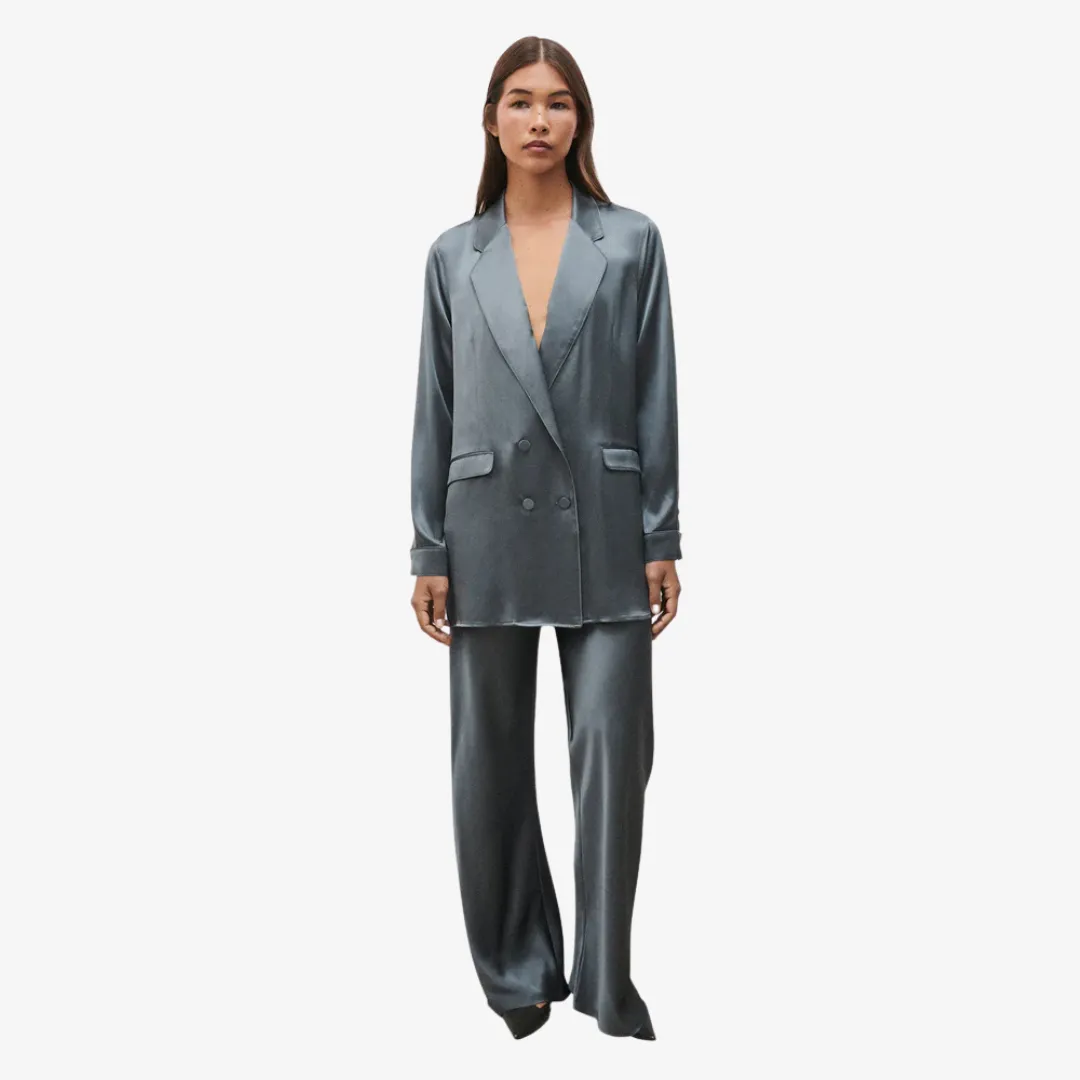 SILK LAUNDRY RELAXED BLAZER