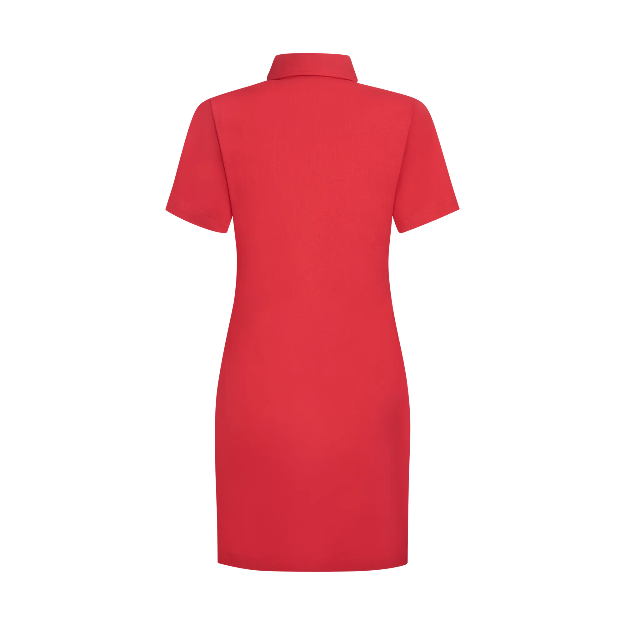 STAPLE LINEN DRESS- RED