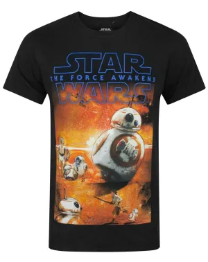 Star Wars The Force Awakens BB-8 Poster Men's T-Shirt