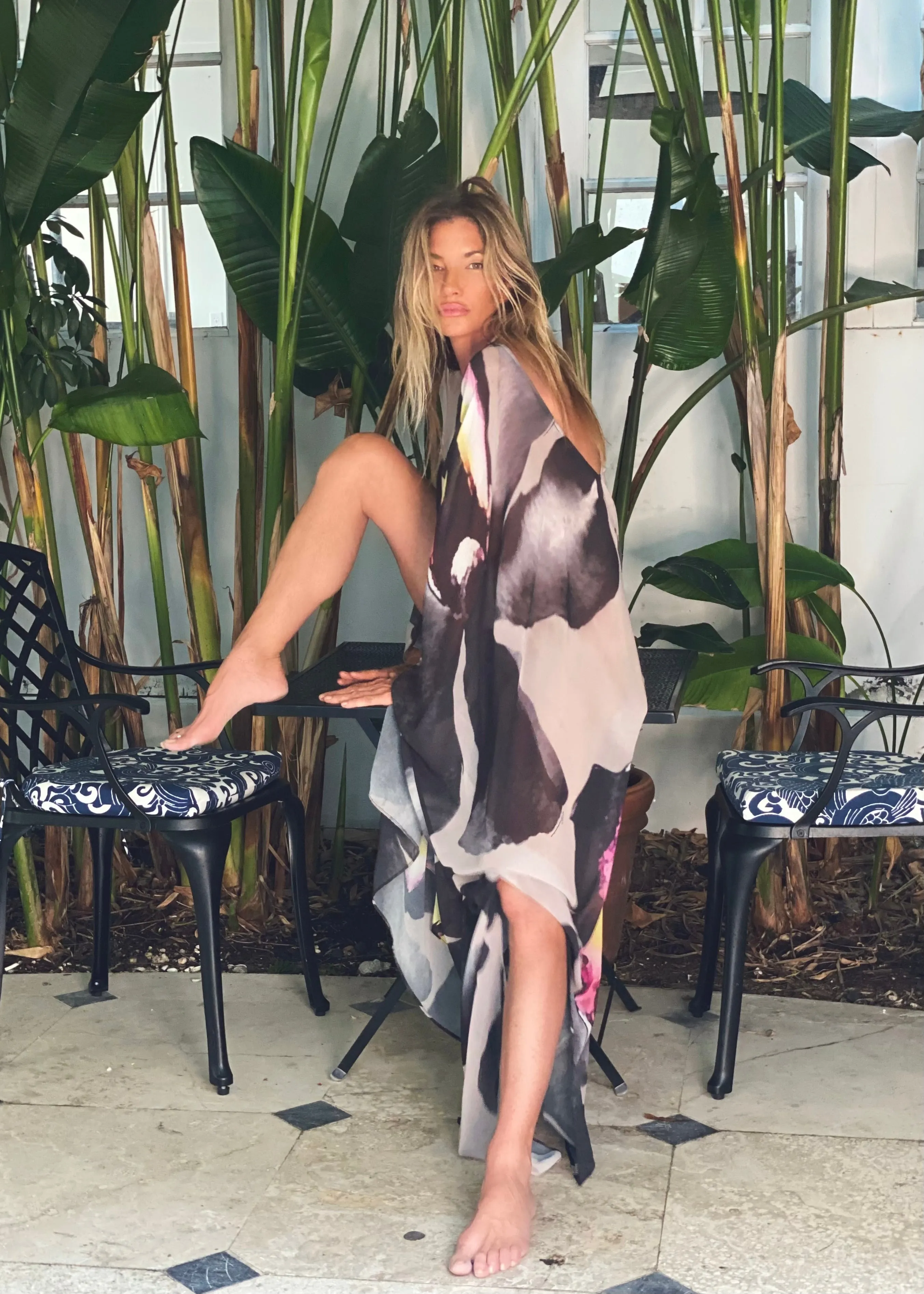 Stella Kaftan Black Orchid