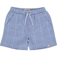 Surf Blue Herringbone Swim Shorts - Select Size