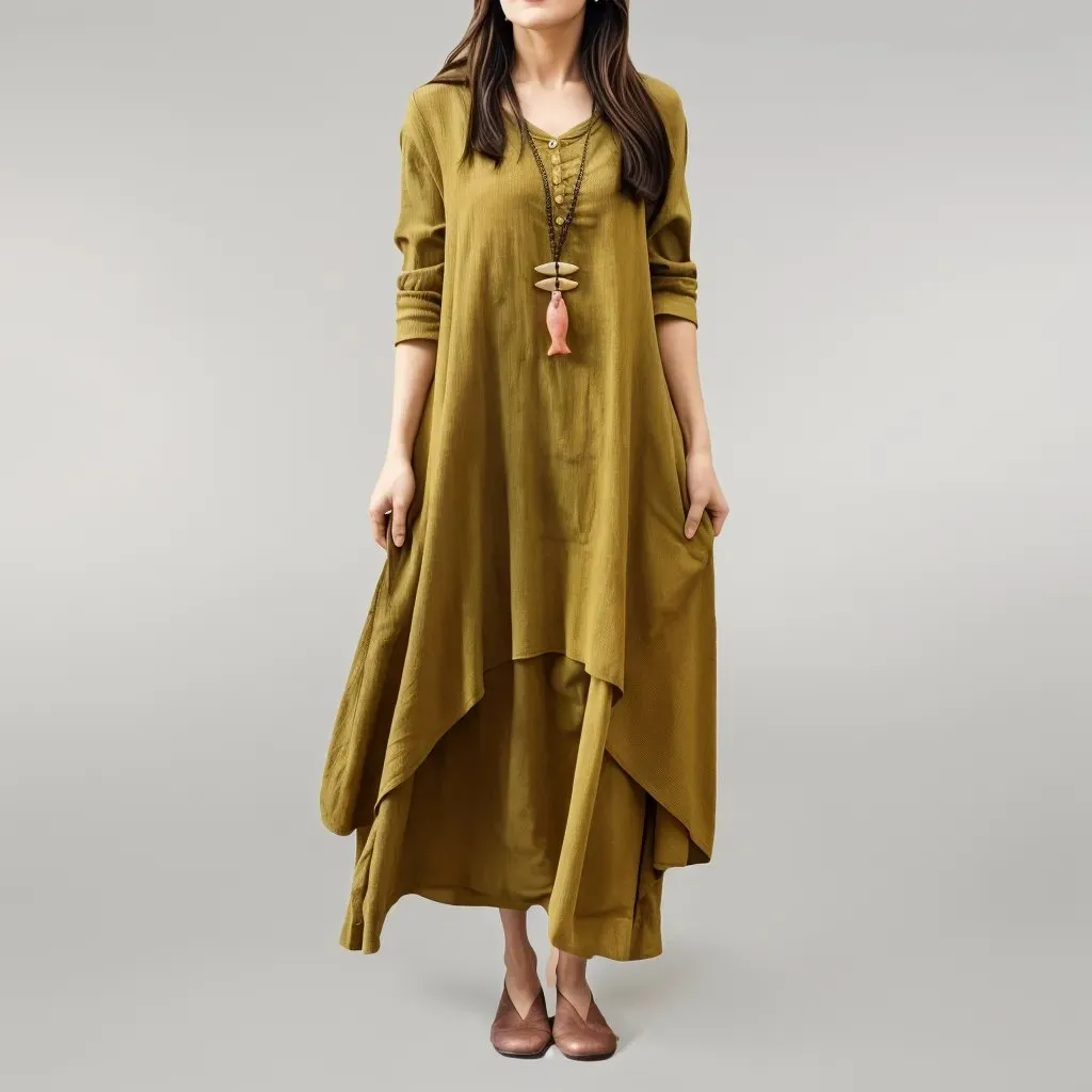 Sylis  | Layered Bohemian Maxi Dress
