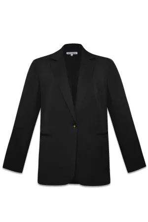 The Classic Black Relaxed Blazer