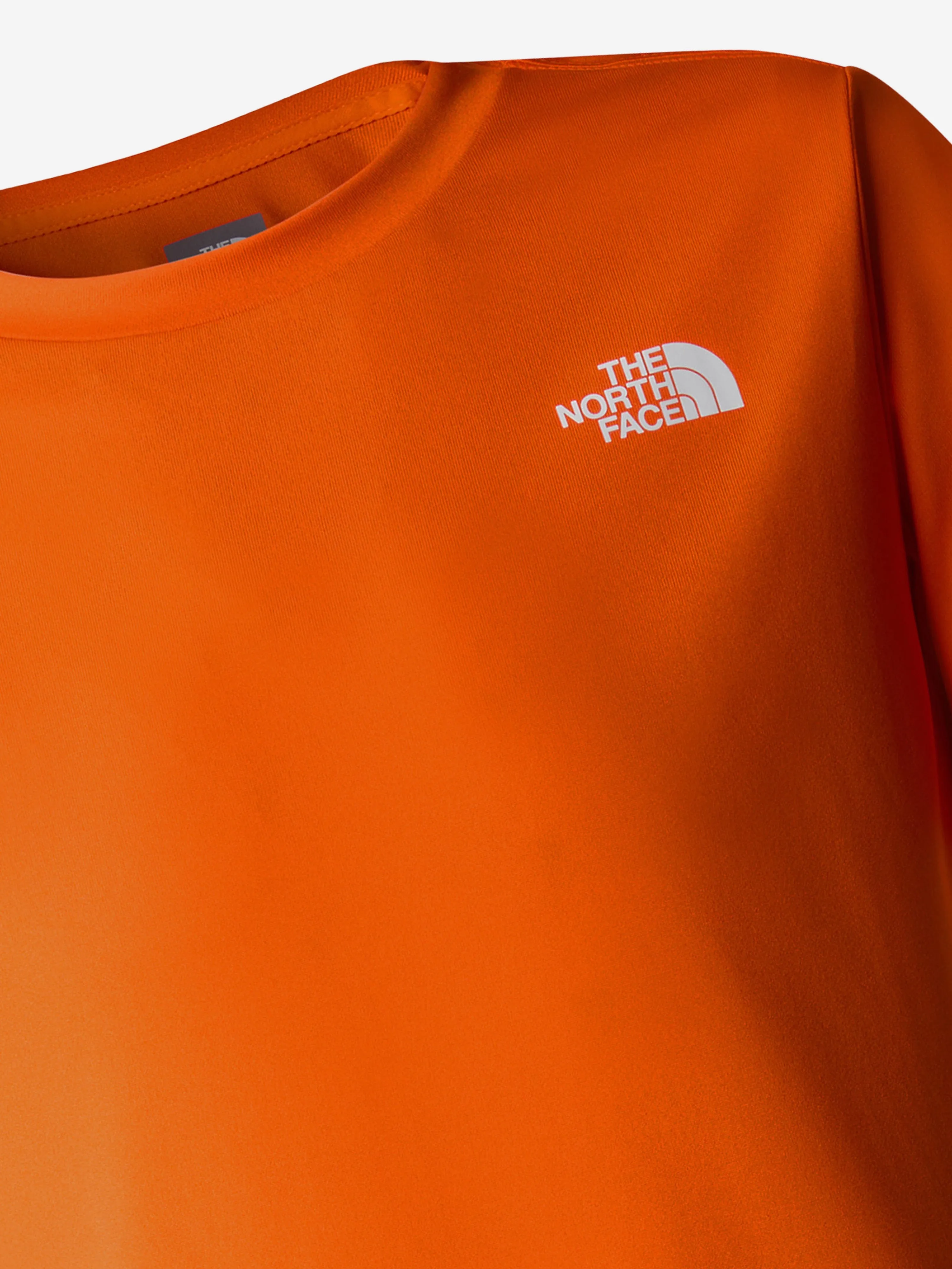 The North Face Boys Reaxion T-Shirt in Orange