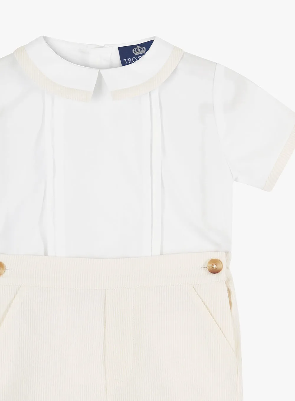 The Rupert Set in Oatmeal/White