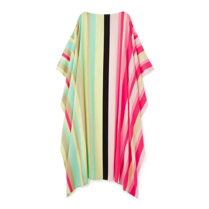 Timeless Glamour Geometric Stripes Kaftan KAF0040