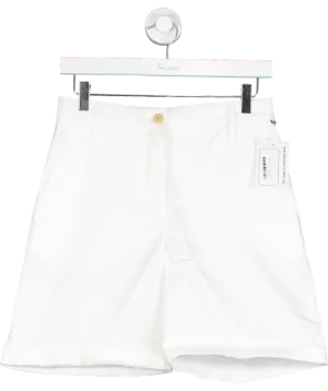 Tommy Hilfiger White Mom Fit Chino Shorts UK 6