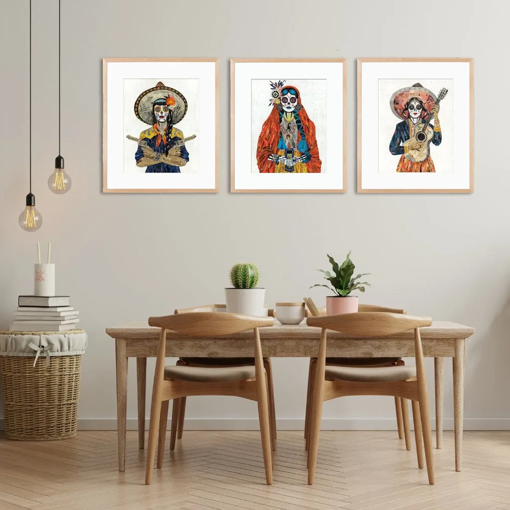VAQUERA SUDOESTE (INDIGO)  limited edition paper print