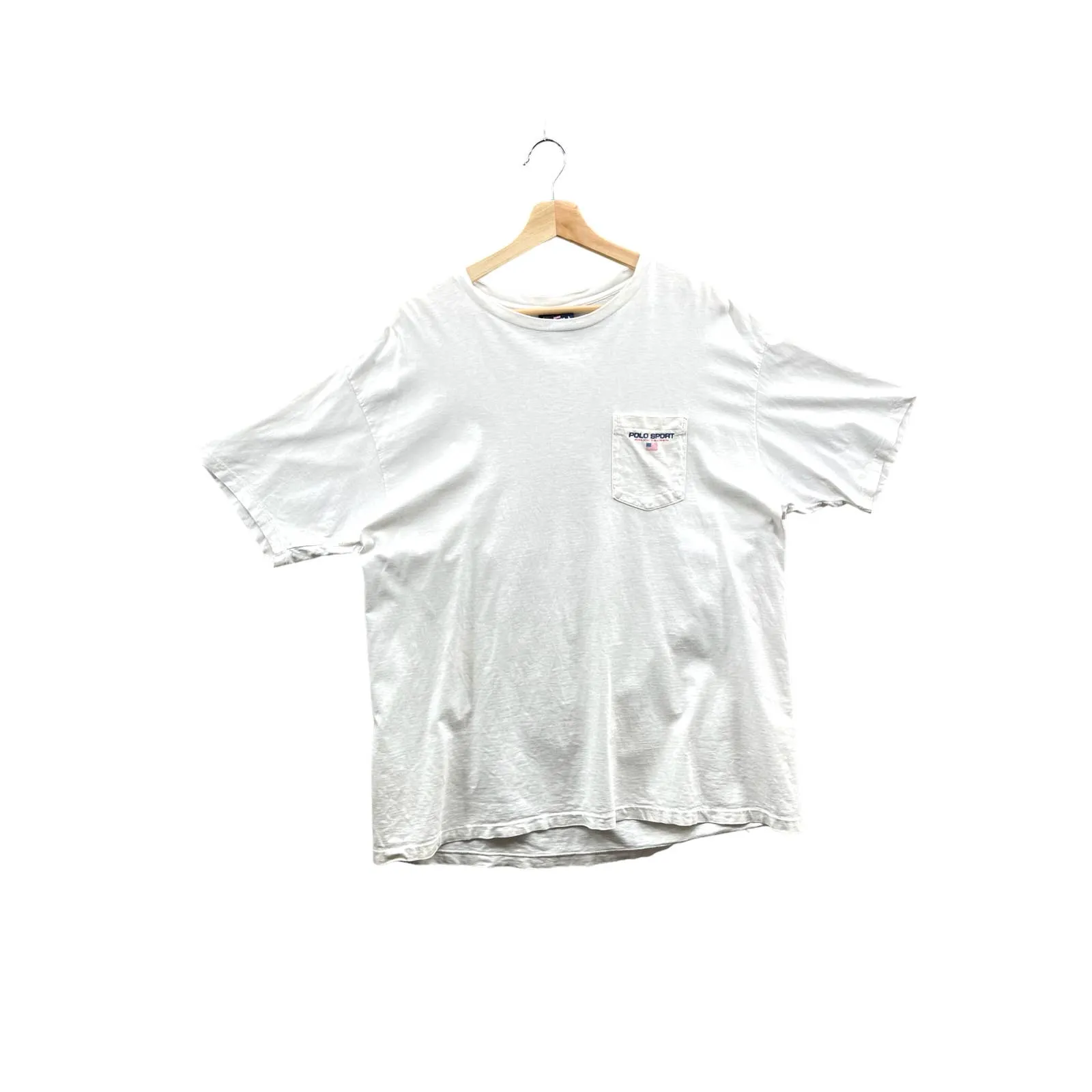 Vintage 1990's Polo Ralph Lauren Sport Essential Pocket T-Shirt
