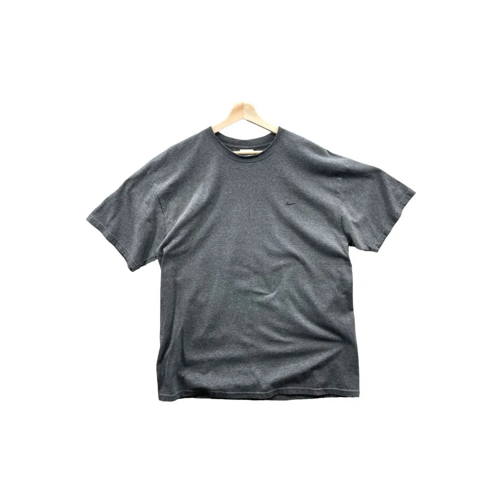 Vintage 2000's Nike Charcoal Gray Essential Swoosh T-Shirt