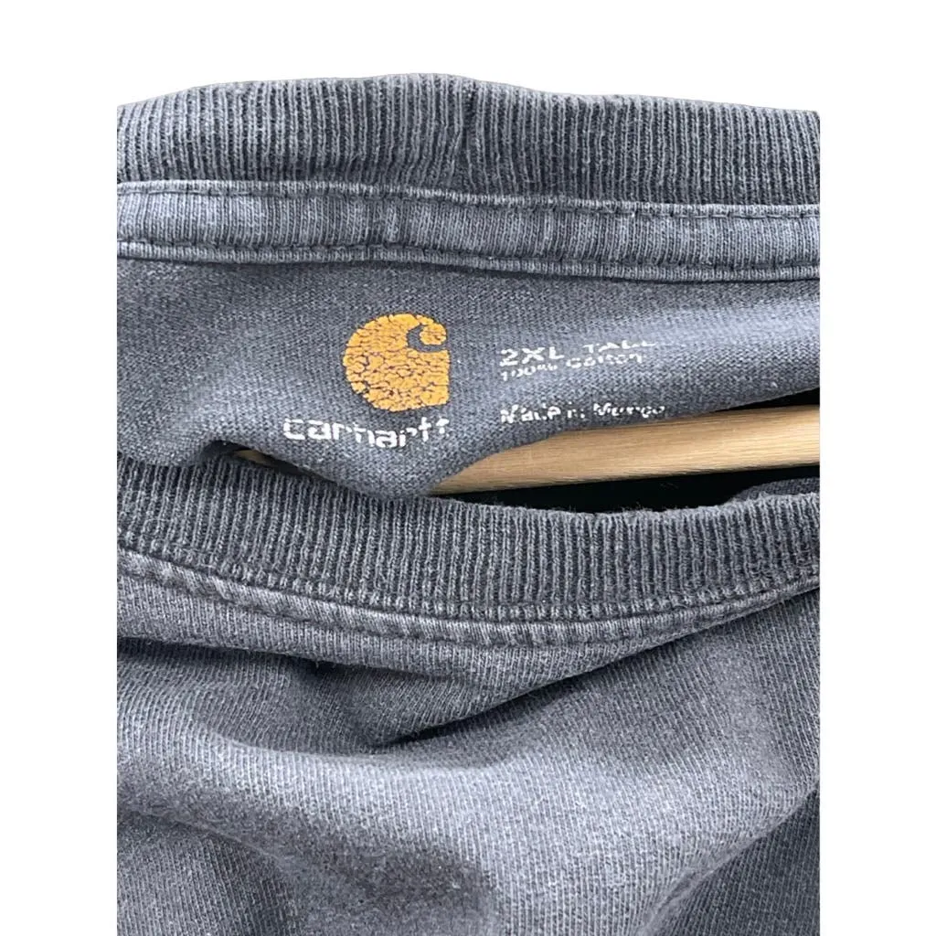 Vintage Carhartt Essential Black L/S Pocket T-Shirt