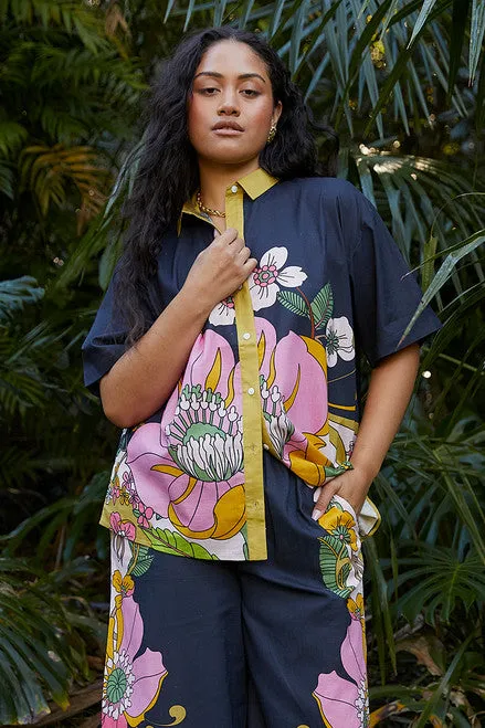 Vivid Button Up Shirt