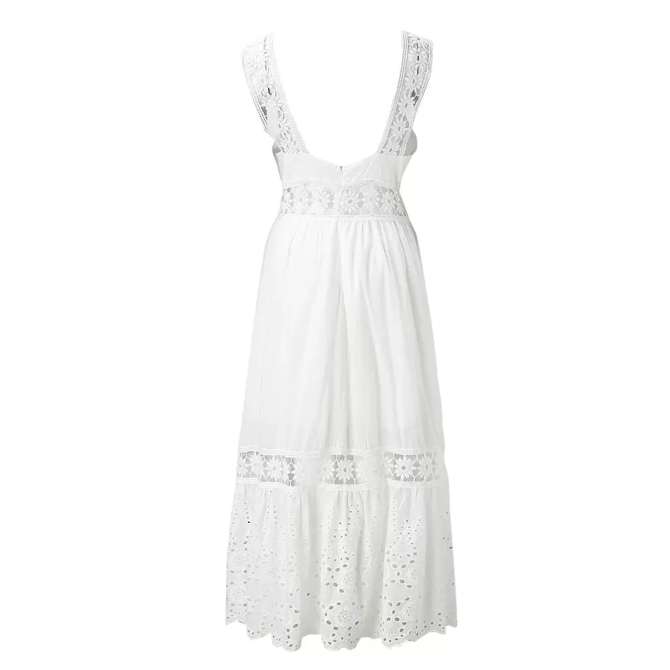 White Celio Bohemian Dress