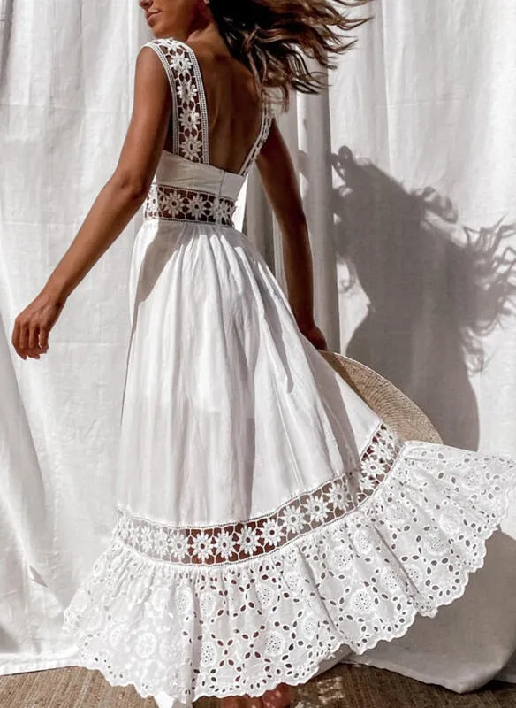 White Celio Bohemian Dress