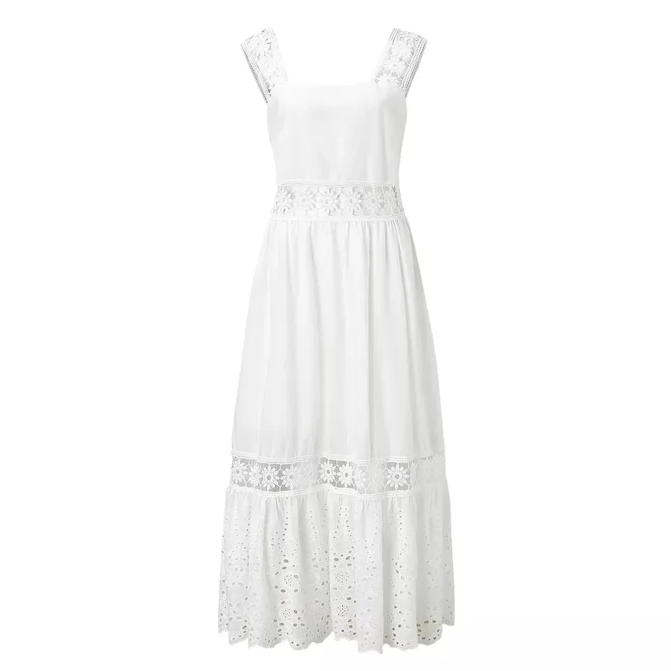 White Celio Bohemian Dress