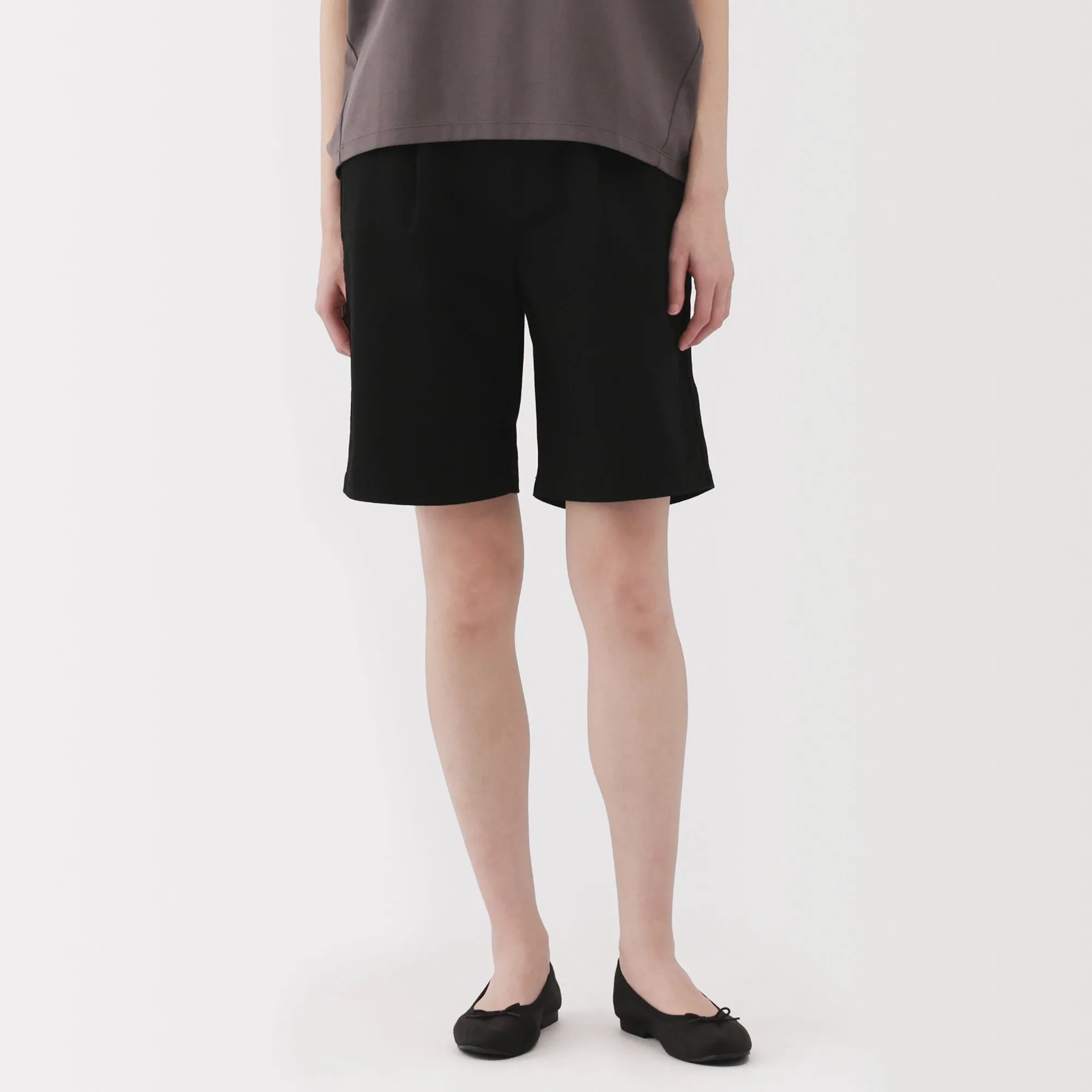 Women's Slub Yarn Chino Darted Shorts