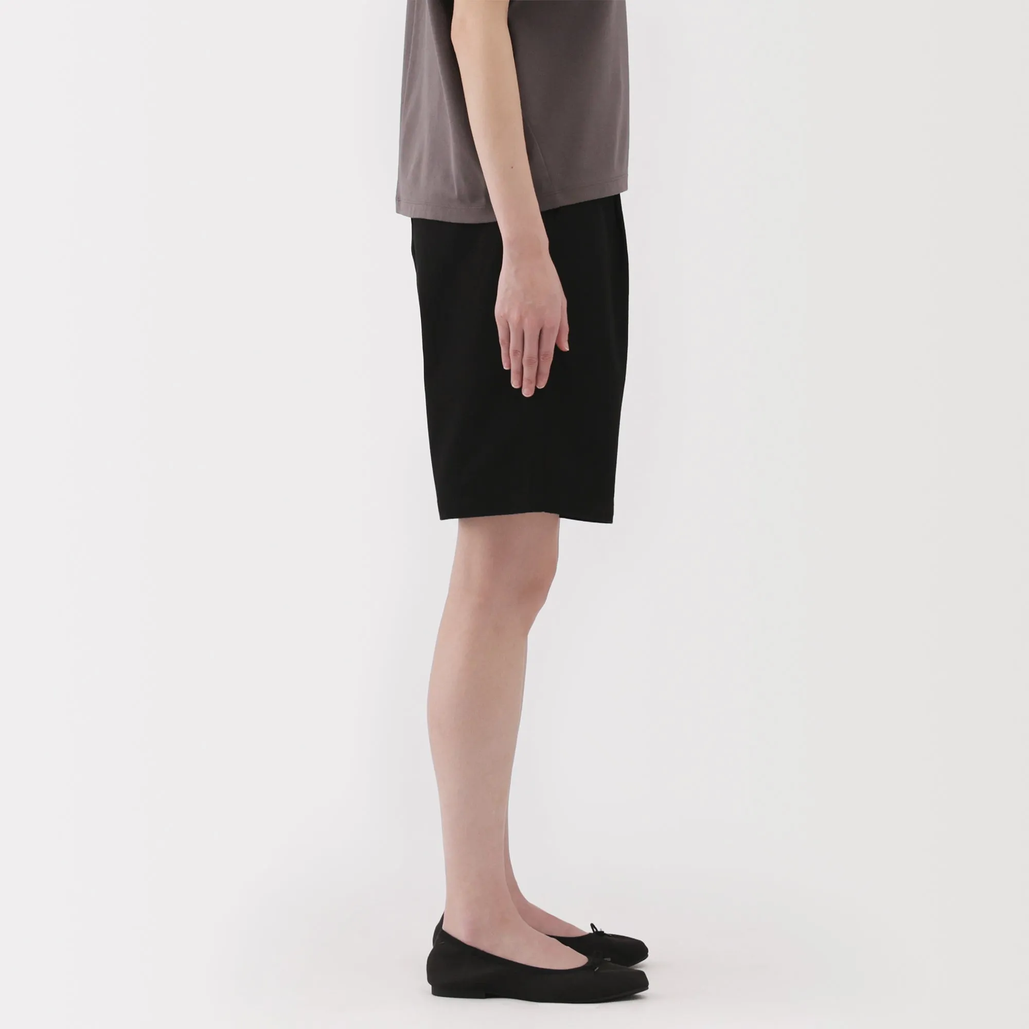 Women's Slub Yarn Chino Darted Shorts