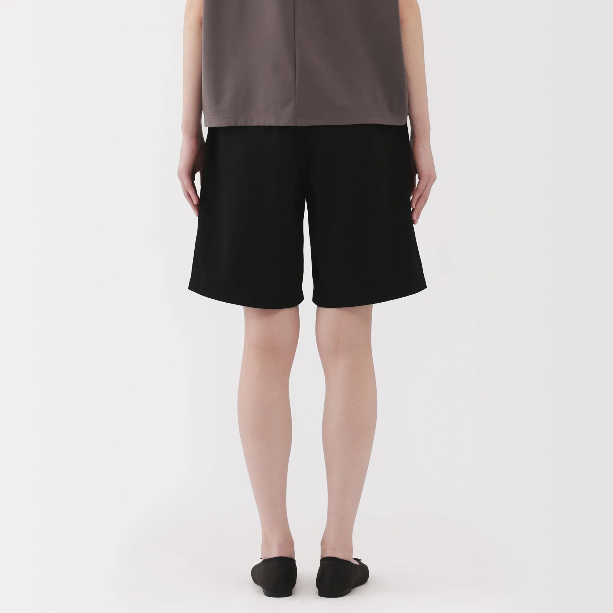 Women's Slub Yarn Chino Darted Shorts