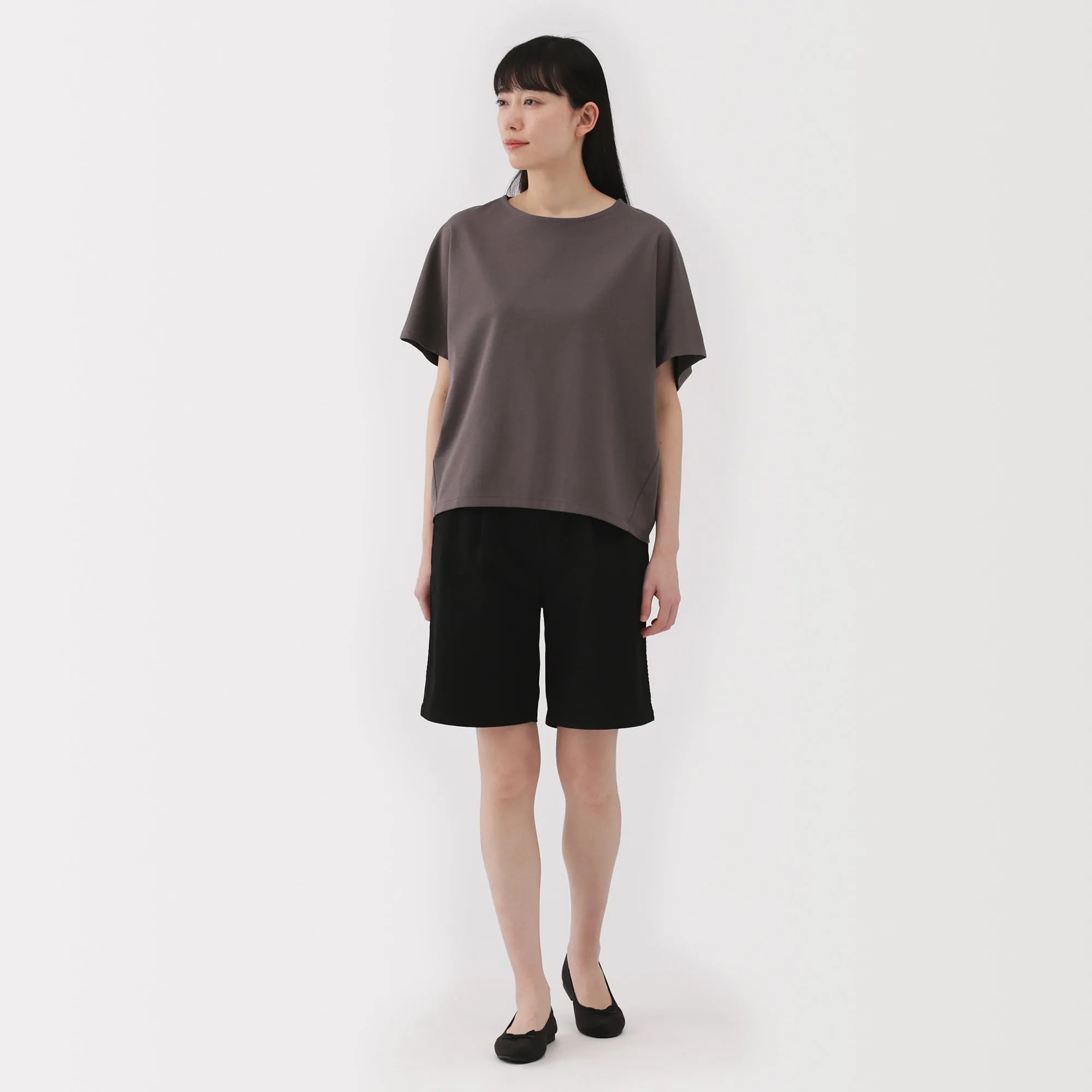 Women's Slub Yarn Chino Darted Shorts