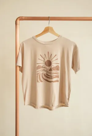 Youth Graphic Essential Tee Opal